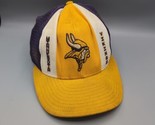 Vintage Minnesota Vikings AJD Lucky Stripes Snapback Hat Made USA - $14.50