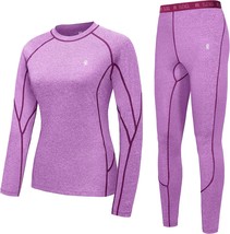 Little Donkey Andy Women&#39;S Thermal Underwear Sets Lightweight Warm Base ... - $69.73 CAD
