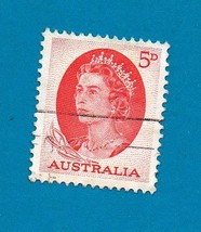   Australia Used Stamp (1963) 5p Queen Elizabeth II - Scott # 366    - £1.58 GBP