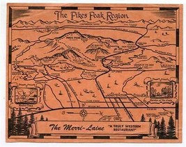 The Pikes Peak Region Postcard Merri Laine A Truly Western Restaurant Colorado - £9.30 GBP