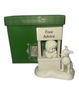 Vintage Dept. 56 2007 Snow Babies Free Advice Figurine Stand Puppy Dog W... - $20.00