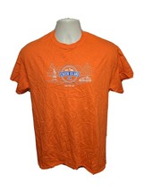 2016 NYRR New York Road Runners Staten Island 5K Adult Medium Orange TShirt - £11.68 GBP