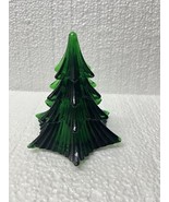 Vtg Dalzell Viking Green Art Glass Christmas Tree XMAS Holiday MCM Mod @... - $67.22 CAD