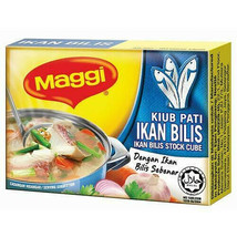 MAGGI Seasoning Cube ORIGINAL Ikan Bilis Stock 20 Packs X 60 gm - £66.21 GBP