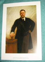 PRES TEDDY ROOSEVELT  WHITE HOUSE ART PRINT TEACHER HISTORY PRESIDENT PO... - $12.15