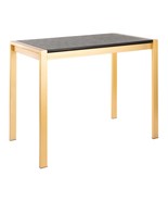 Lumisource Fuji Gold Metal Counter Table - $393.88 CAD