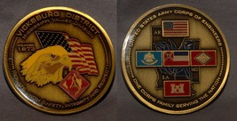 Vickburg District US ARMY ENGINEERS big 50mm Eagle/FLAG Challenge Coin - $25.73