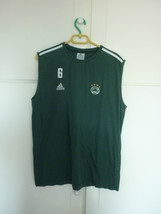 Panathinaikos basketball Adidas training worn shirt from Vasilis Spanoulis #6 - $130.00