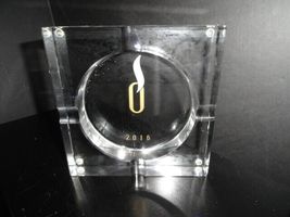 Pro Cigar Festival 2006 crystal ashtray NIB Measures 7" x 7" x 1" image 7