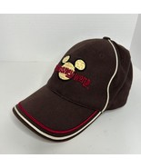 Disney World Brown Hang Loose Baseball Style Cap Hat Snapback Wicker Mic... - $19.32 CAD