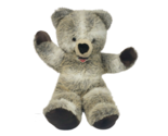 VINTAGE ALTHANS WEST GERMANY GREY TEDDY BEAR 20" STUFFED ANIMAL PLUSH TO... - $84.55