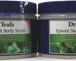 2 Dr. Teals Pure Epsom Salt Eucalyptus Spearmint Exfoliate Body Scrub US... - $32.99