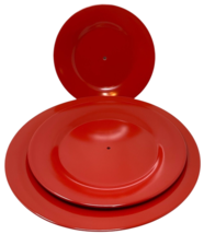 3 Tier Melamine Cup Cake Stand RED Display Stand for Wedding B-Day Baby Shower image 4