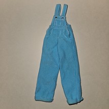 VTG Barbie Doll 1997 Cool Blue Corduroy Overalls Replacement Outfit Clothes - £7.87 GBP