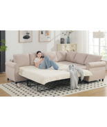 Sleeper Sofa, 2 in 1 Pull Out Couch Bed,6 seater sofa bed - £1,035.58 GBP