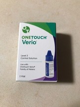 NEW One Touch Verio Glucose Meter Check Level 3 Control Solution Expires... - $8.91