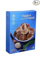 Rajgira(Natural Minis)Papads,Set of 3 - 80 gm x 3=240GM,No arifical Flav... - £15.28 GBP