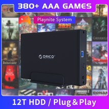 Portable External 12TB Game Hdd Pc Playnite System PS2/PS3/PS4/WiiU/MAME/PS1/PSP - £377.92 GBP