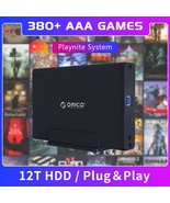 Portable External 12TB Game HDD PC Playnite System PS2/PS3/PS4/WiiU/MAME... - £369.50 GBP