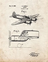 Airplane Patent Print - Old Look - £6.33 GBP+