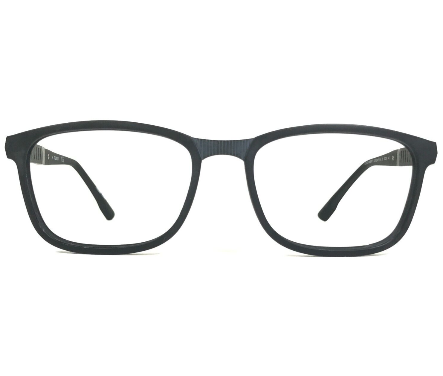 Primary image for Flexon Eyeglasses Frames E1114 001 Matte Black Gray Square Full Rim 53-18-140