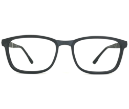 Flexon Eyeglasses Frames E1114 001 Matte Black Gray Square Full Rim 53-18-140 - £66.15 GBP