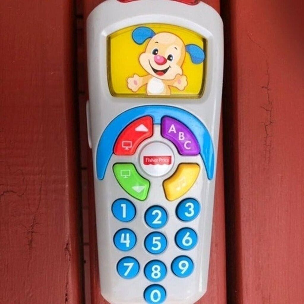 Fisher-Price Laugh &amp; Learn Puppy’s Educational Baby Toddler Toy Remote - $3.77