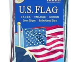 Annin 002215R Nylon Patriotic US Flag Fade Resistant, 4 ft. x 6 ft. - $62.81