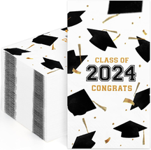 Graduation Napkins Class of 2024, 100 PCS Graduation Party Decoration Di... - $26.05