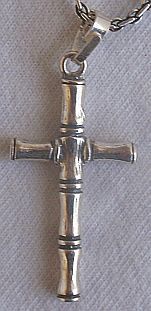 C11  silver cross - $26.00
