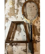 Vintage Trophy Tennis Racket With Tennis Racket Head Frame - $300.30 MXN
