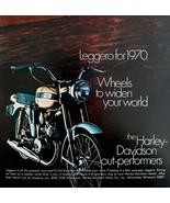 Harley Davidson Leggero 65cc Advertisement 1970 Motorcycle Ephemera LGBinHD - £27.59 GBP