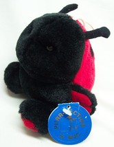 MJC Cushy Critters CUTE LADYBUG 4&quot; Plush STUFFED ANIMAL Hang Toy 1994 NEW - £11.82 GBP