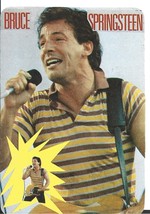 ⭕VTG card pocket calendar 1987 BRUCE SPRINGSTEEN Portugal group music si... - $80.14 MXN