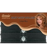 Annie Silky Satin Rollers (LG) 1 1/4&quot; 8CT - $4.20