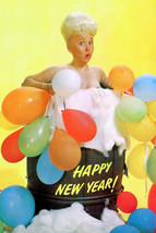 Barbara Windsor 11x17 Poster Naughty Sexy Photo Naked Tub With Happy New... - $12.99