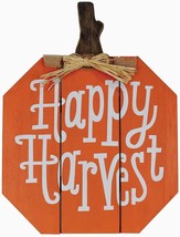 Wooden Pumpkin Yard Sign Rustic Halloween Harvest Day Decor Outdoor Orange... - £22.00 GBP