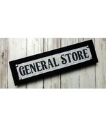 General Store - Mini Wood Sign Shelf Sitter, Burlap - £6.02 GBP