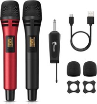 Wireless Microphones, TONOR UHF Dual Karaoke Microphone System, Microfonos Inala - £48.64 GBP