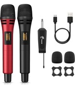 Wireless Microphones, TONOR UHF Dual Karaoke Microphone System, Microfonos Inala - £48.76 GBP