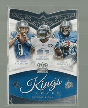 Detroit Lions 2015 Panini Crown Royale Kings Court #Kc 12 Nrmt - £1.09 GBP