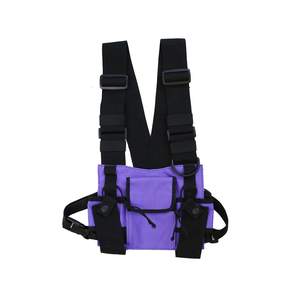Men's And Women's Multifunctional Chest Bag Men's And Women's Hip Hop Tactical V