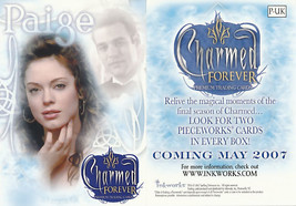 Charmed Forever Paige P-UK Promo Card - $2.50