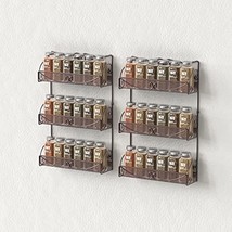 3 Tier Wall Mounted Spice Rack, 2 Pack, Bronze - $52.99