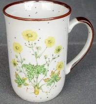 Vintage / Coffee Mug / Ceramic Cups / Japan/Yellow /Daisy/Spring Flowers 1 Piece - £15.92 GBP