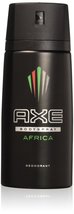 Axe Deodorant Body Spray Africa Mens Fragrance 150ml 5.07oz (6 Pack, Afr... - £21.10 GBP