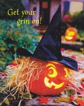 Greeting Halloween Card &quot;Get Your Grin On!&quot; - $1.50
