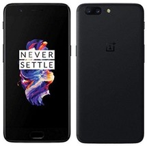 OnePlus 5 6gb 64gb octa-core 20mp fingerprint 5.5&quot; android 4g midnight black - £220.53 GBP