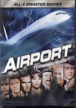 AIRPORT terminal pack (dvd) *NEW* 4-movies includes &#39;75, &#39;77 &amp; Concorde, OOP - £19.97 GBP