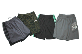 Boys Athletic Shorts Lot Of 4 Adidas &amp; Converse Size Medium 10-12 - £24.68 GBP